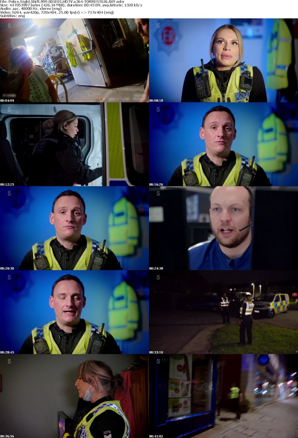 Police Night Shift 999 S01E01 HDTV x264-GALAXY