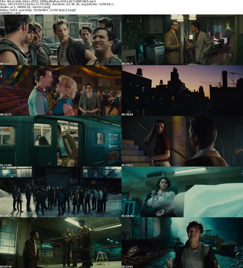 West Side Story 2021 1080p BluRay H264 AC3 Will1869