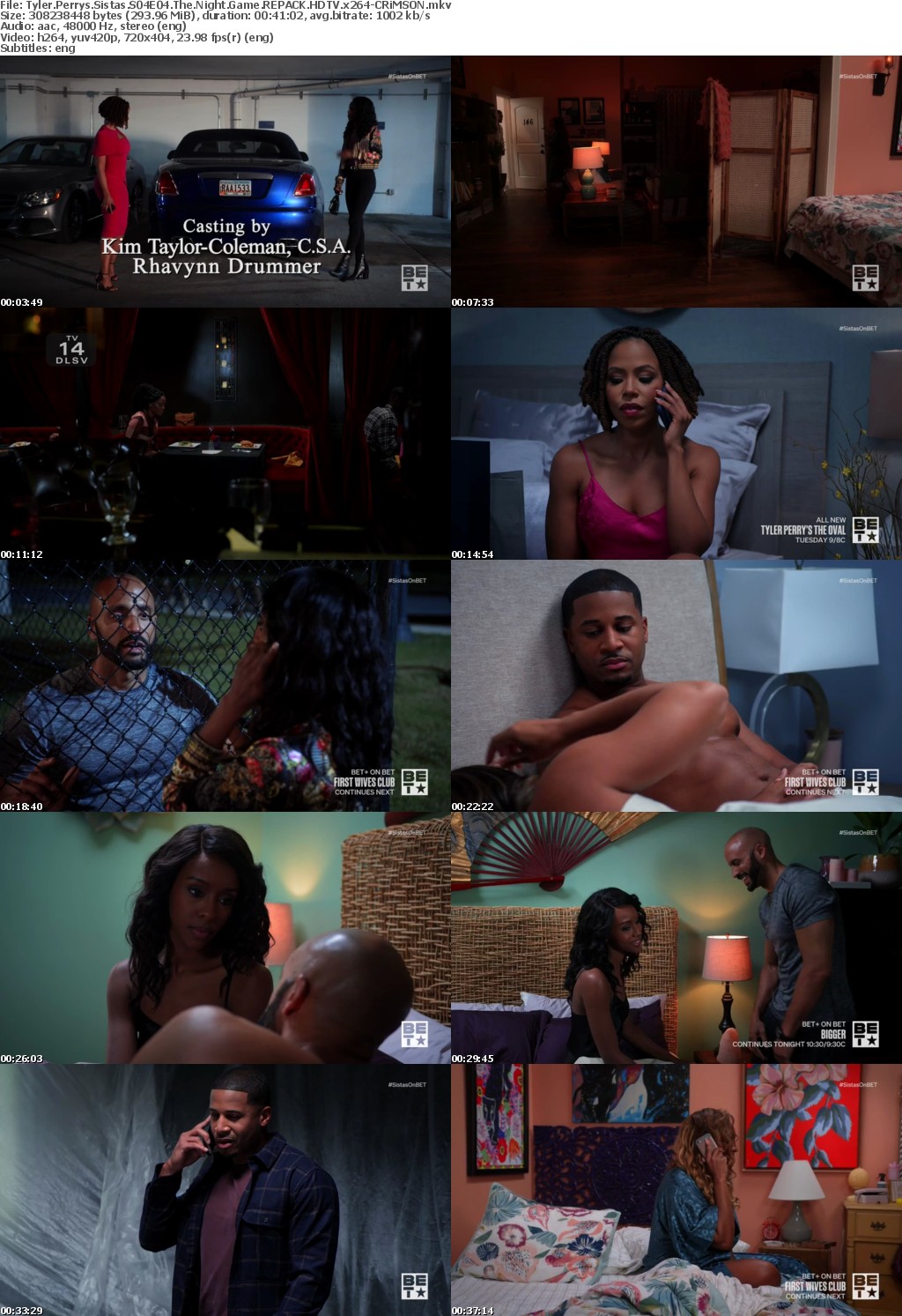 Tyler Perrys Sistas S04E04 The Night Game REPACK HDTV x264-CRiMSON