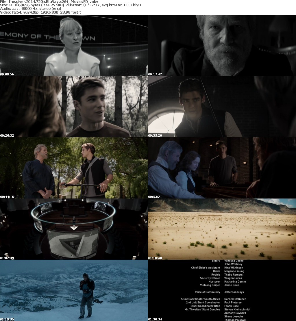 The Giver (2014) 720p BluRay x264 - MoviesFD