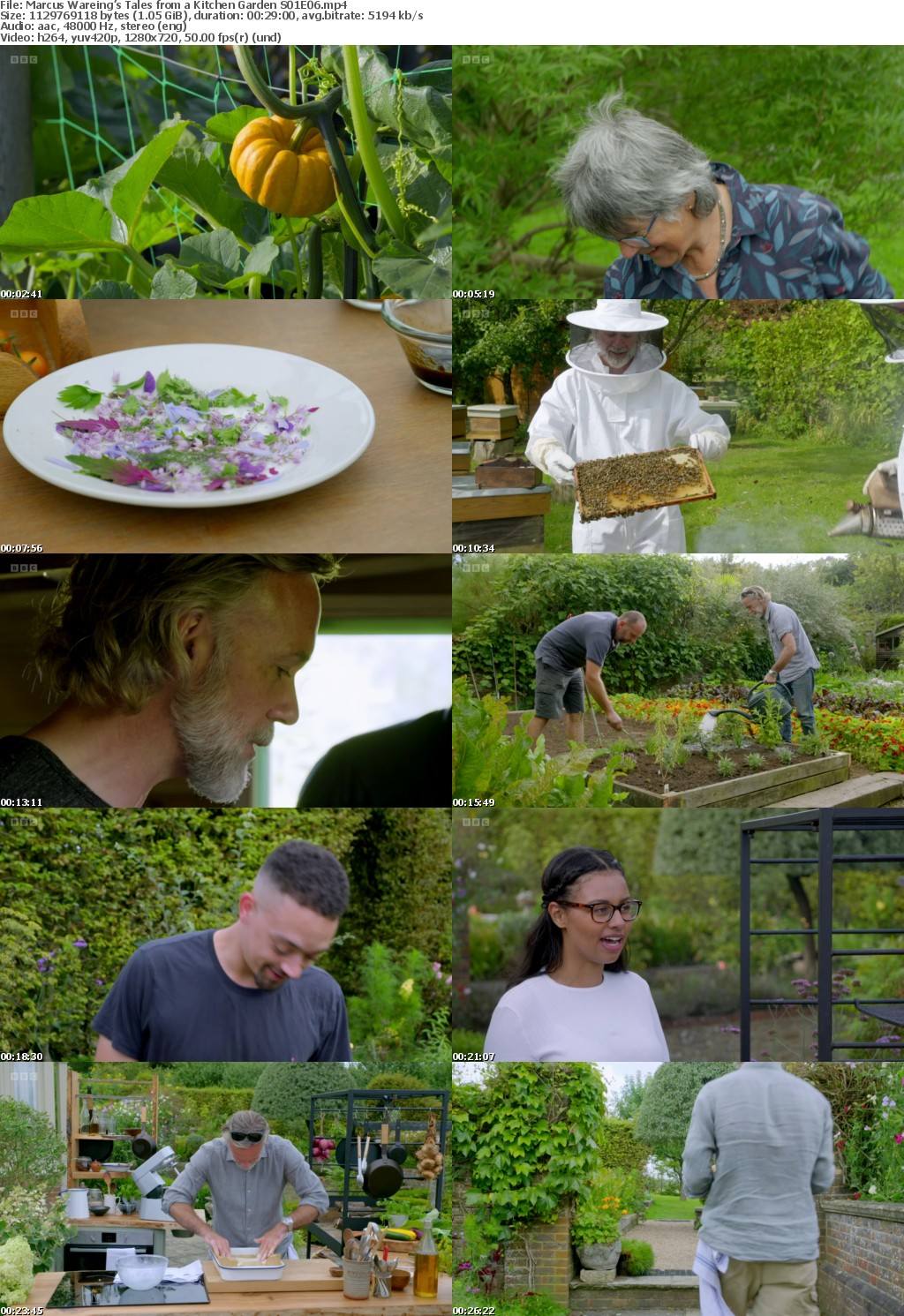Marcus Wareings Tales from a Kitchen Garden S01E06 (1280x720p HD, 50fps, soft Eng subs)