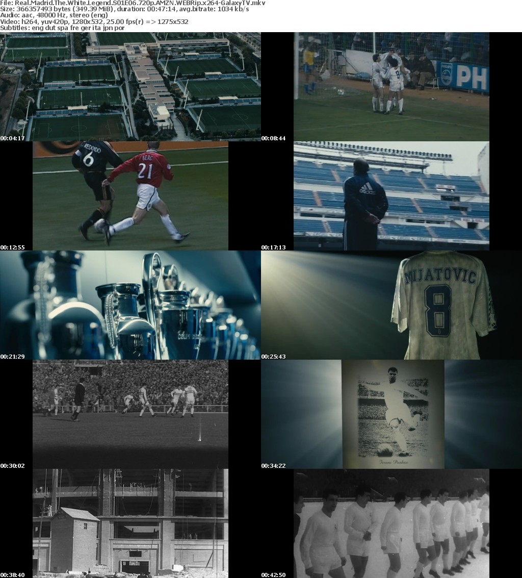 Real Madrid The White Legend S01 COMPLETE 720p AMZN WEBRip x264-GalaxyTV