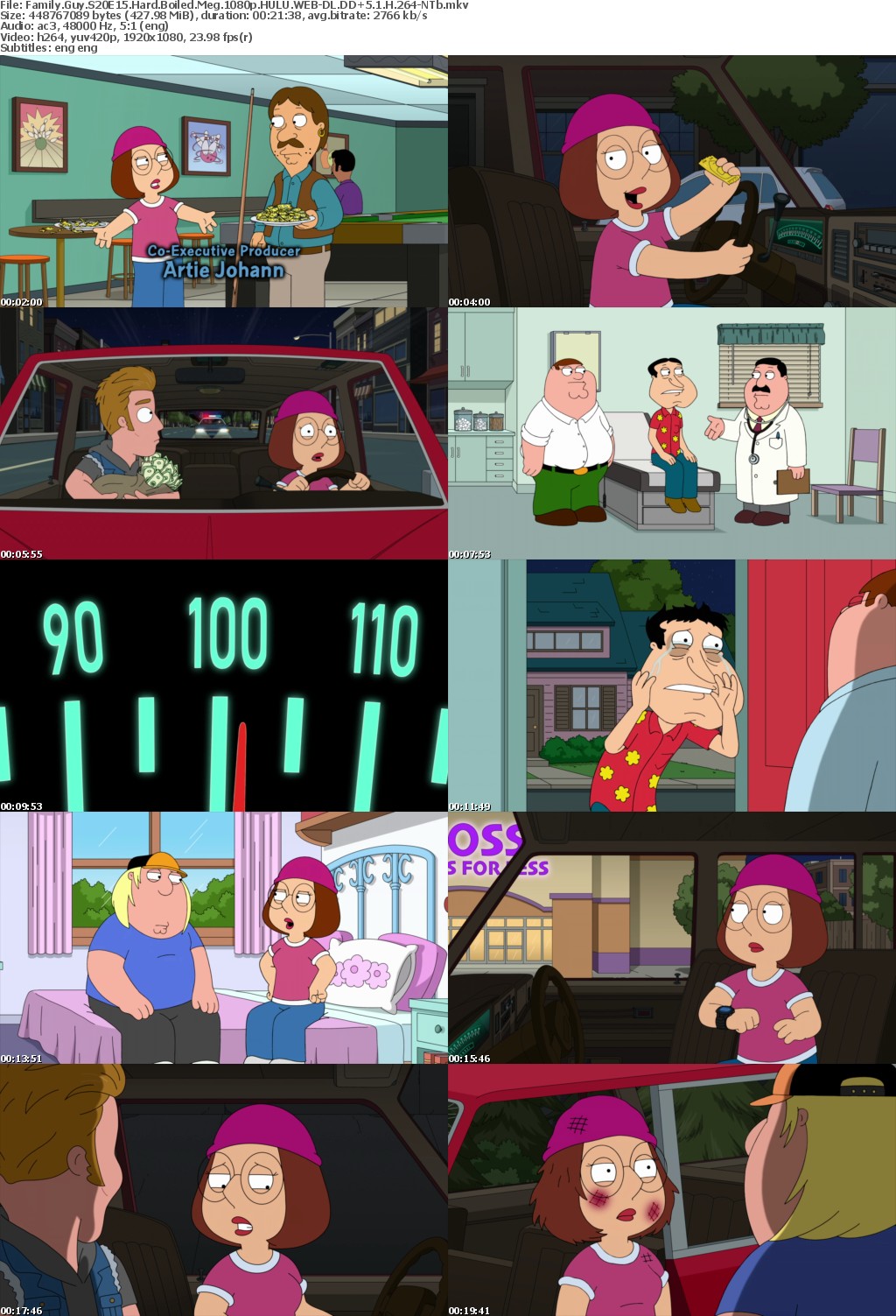 Family Guy S20E15 Hard Boiled Meg 1080p HULU WEBRip DDP5 1 x264-NTb