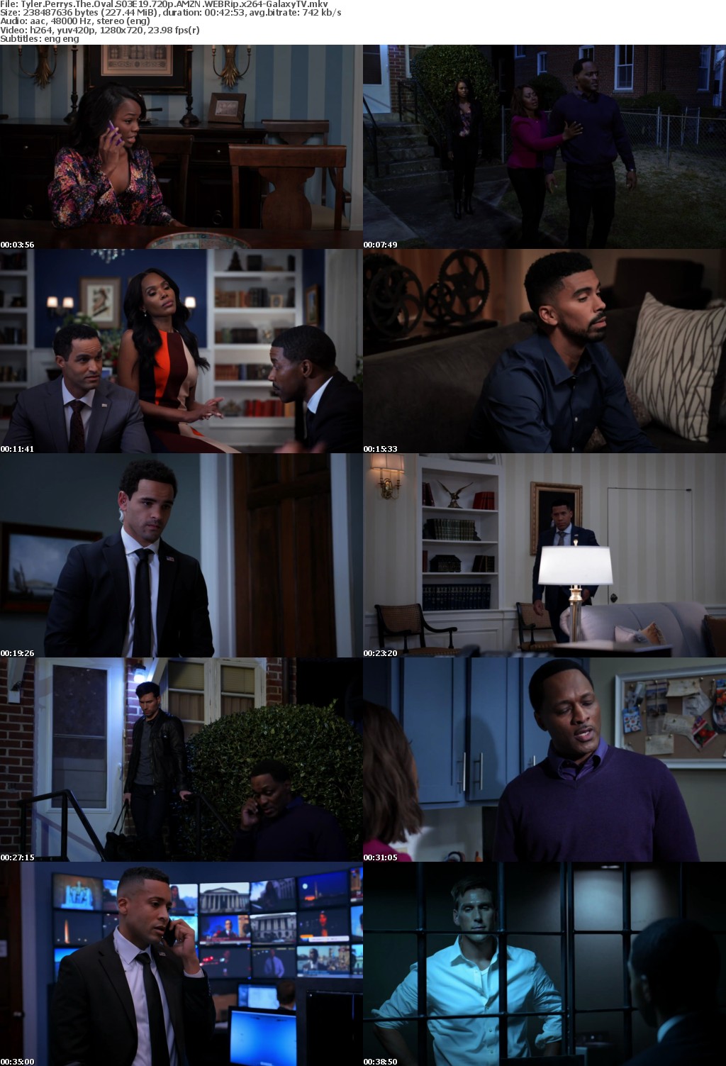 Tyler Perrys The Oval S03 COMPLETE 720p AMZN WEBRip x264-GalaxyTV