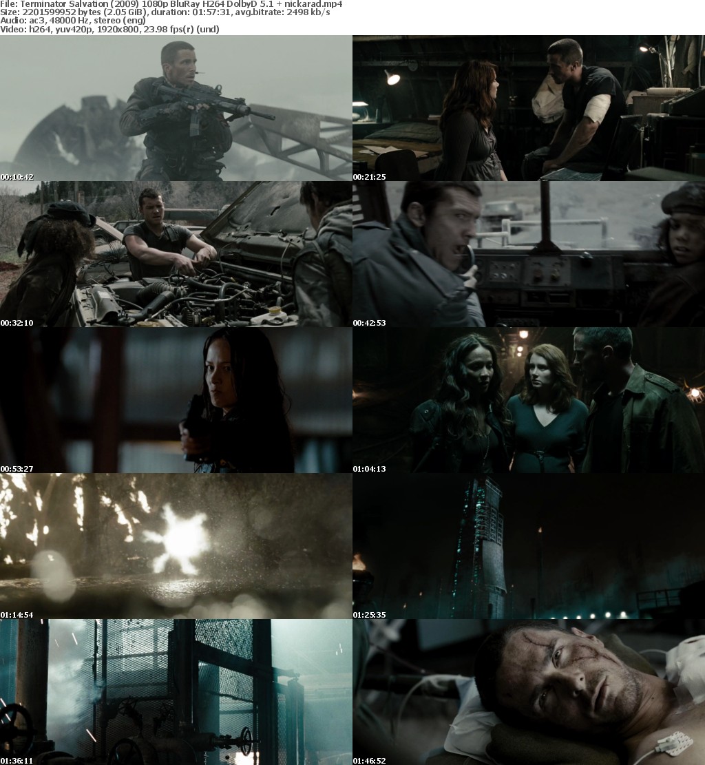 Terminator Salvation (2009) 1080p BluRay H264 DolbyD 5 1 nickarad