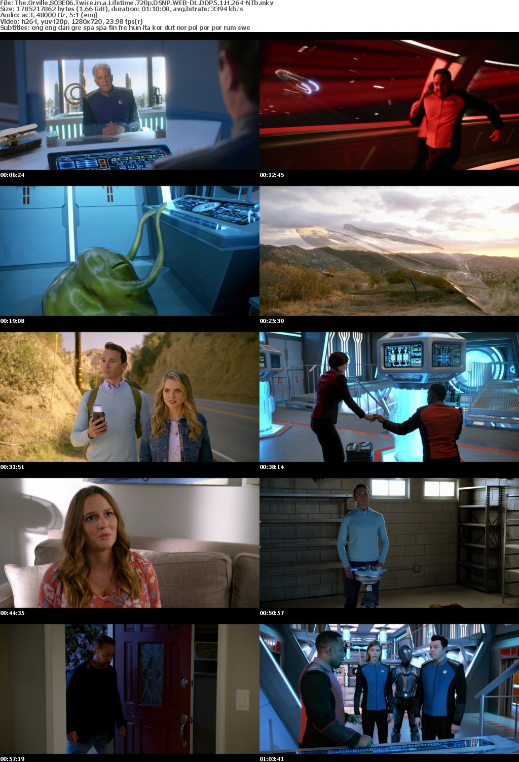 The Orville S03E06 Twice in a Lifetime 720p DSNP WEBRip DDP5 1 x264-NTb