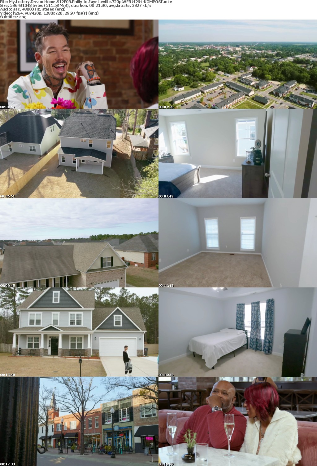 My Lottery Dream Home S12E03 Philly to Fayetteville 720p WEB H264-KOMPOST