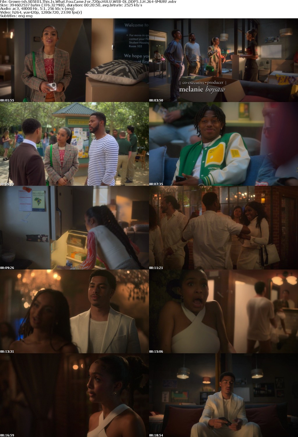 Grown-ish S05E01 This Is What You Came For 720p HULU WEBRip DDP5 1 x264-SMURF