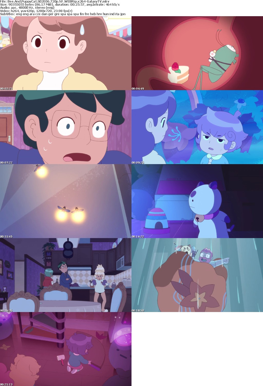 Bee and PuppyCat S02 COMPLETE 720p NF WEBRip x264-GalaxyTV