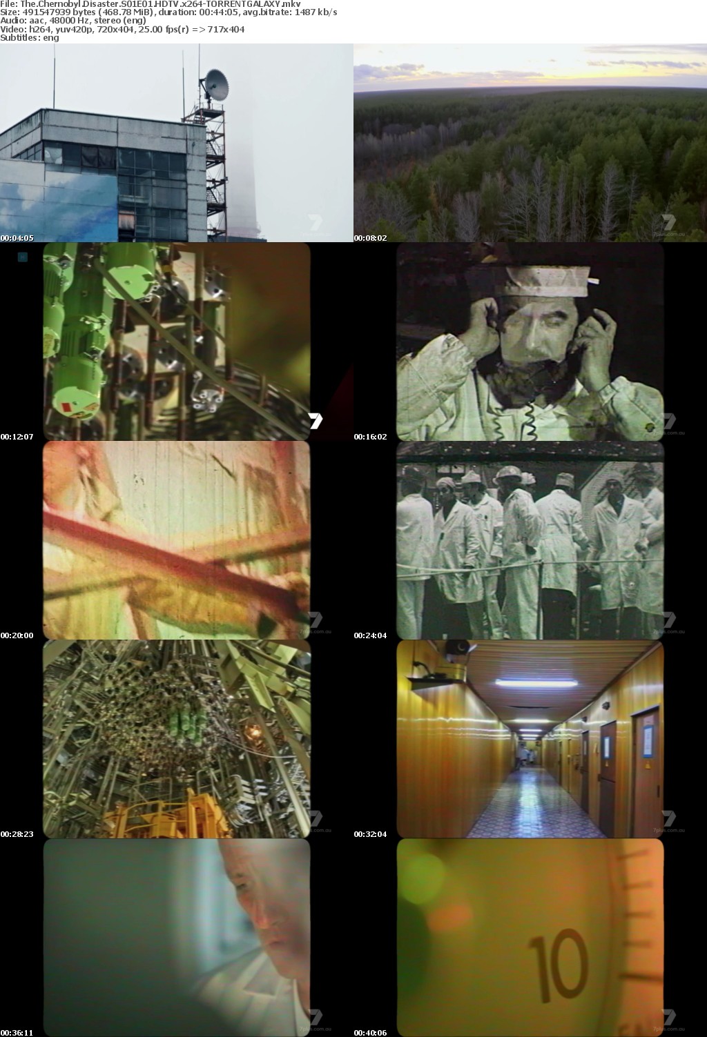 The Chernobyl Disaster S01E01 HDTV x264-GALAXY