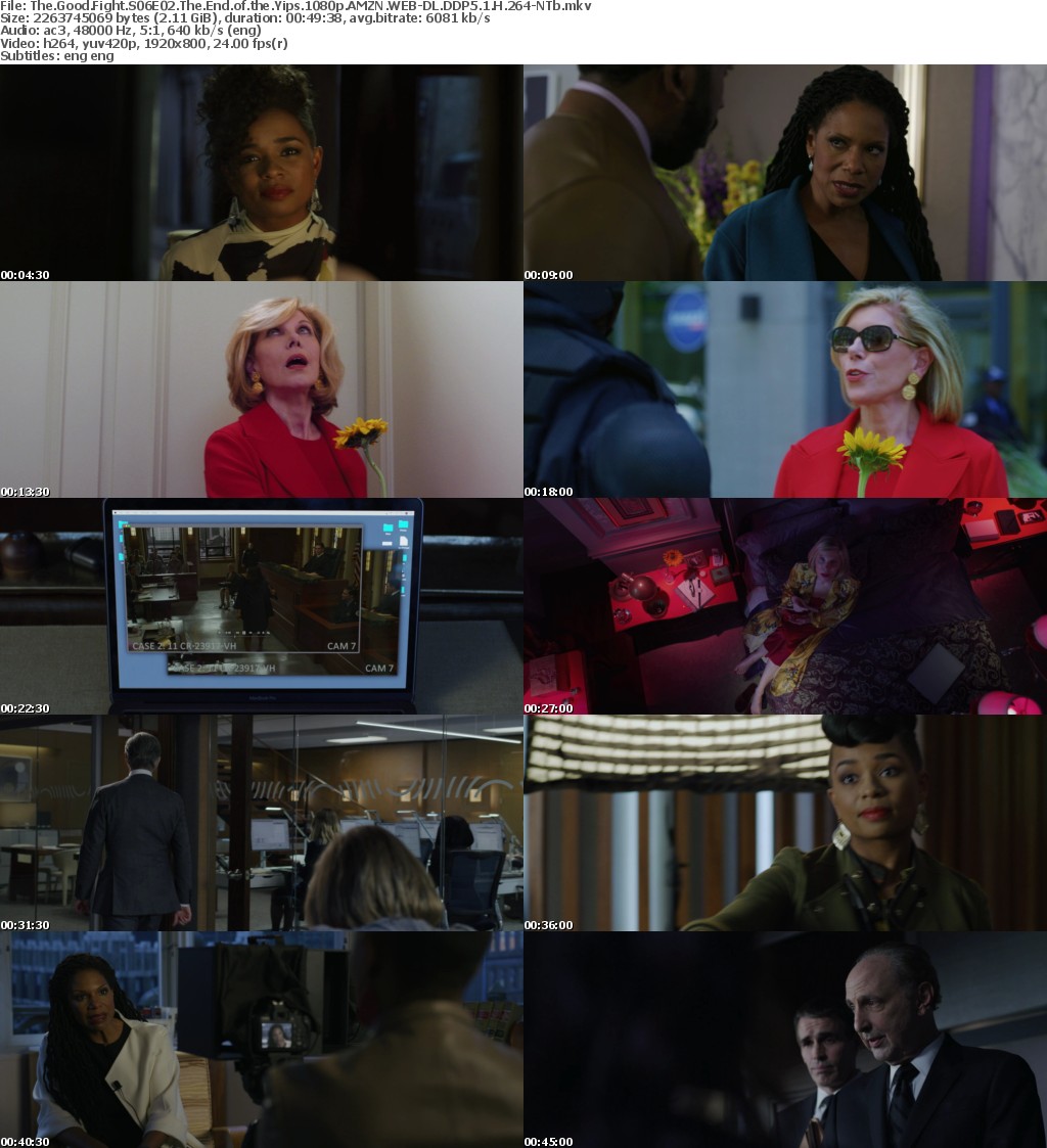 The Good Fight S06E02 The End of the Yips 1080p AMZN WEBRip DDP5 1 x264-NTb