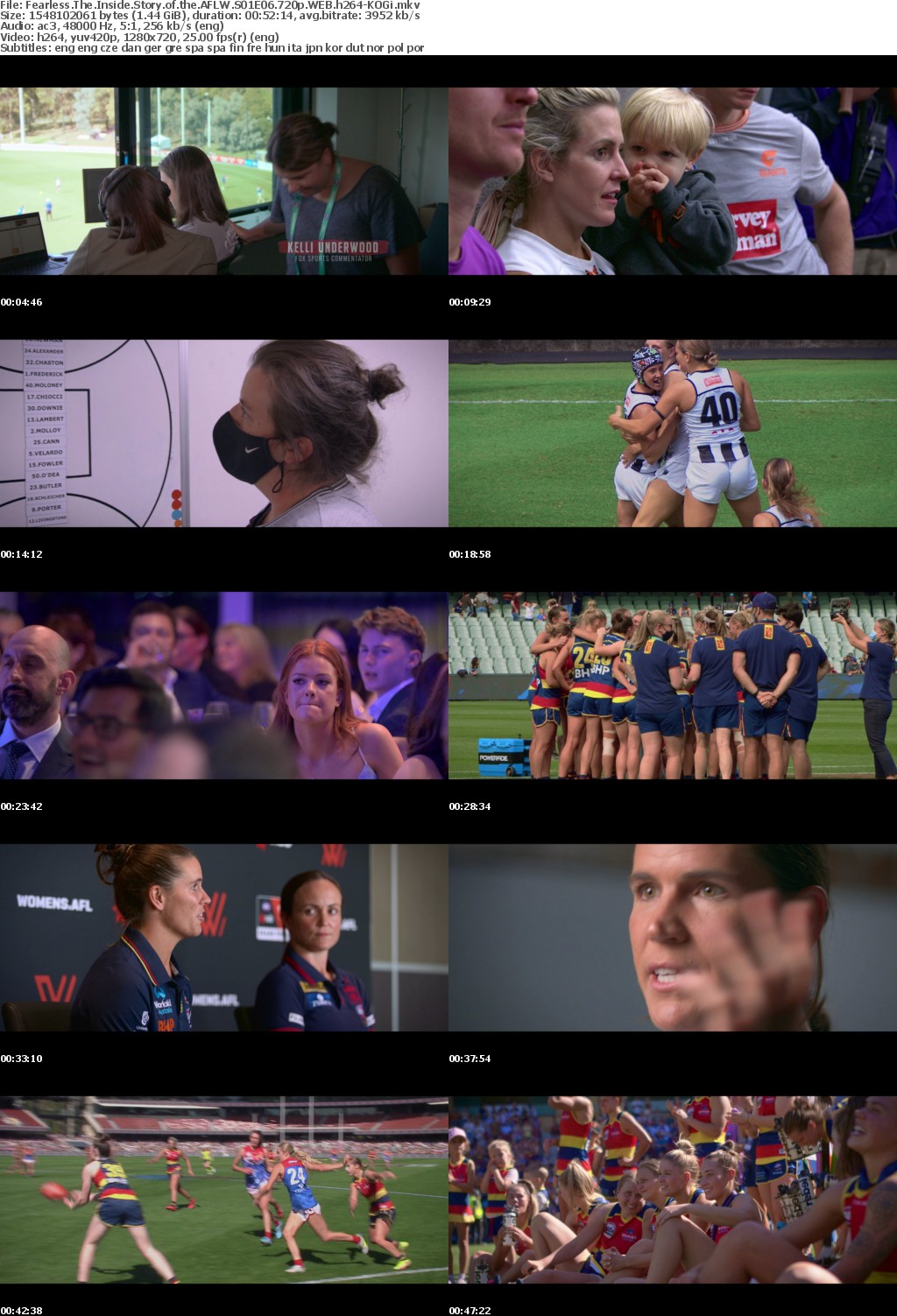 Fearless The Inside Story of the AFLW S01E06 720p WEB h264-KOGi