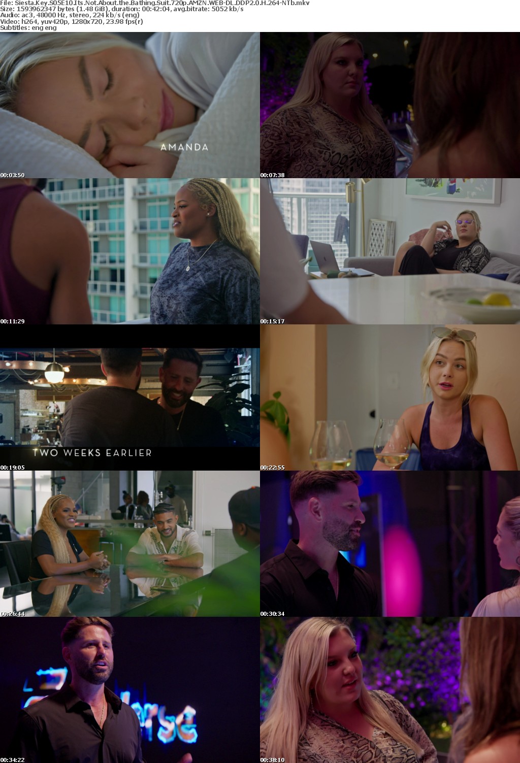 Siesta Key S05E10 Its Not About the Bathing Suit 720p AMZN WEBRip DDP2 0 x264-NTb