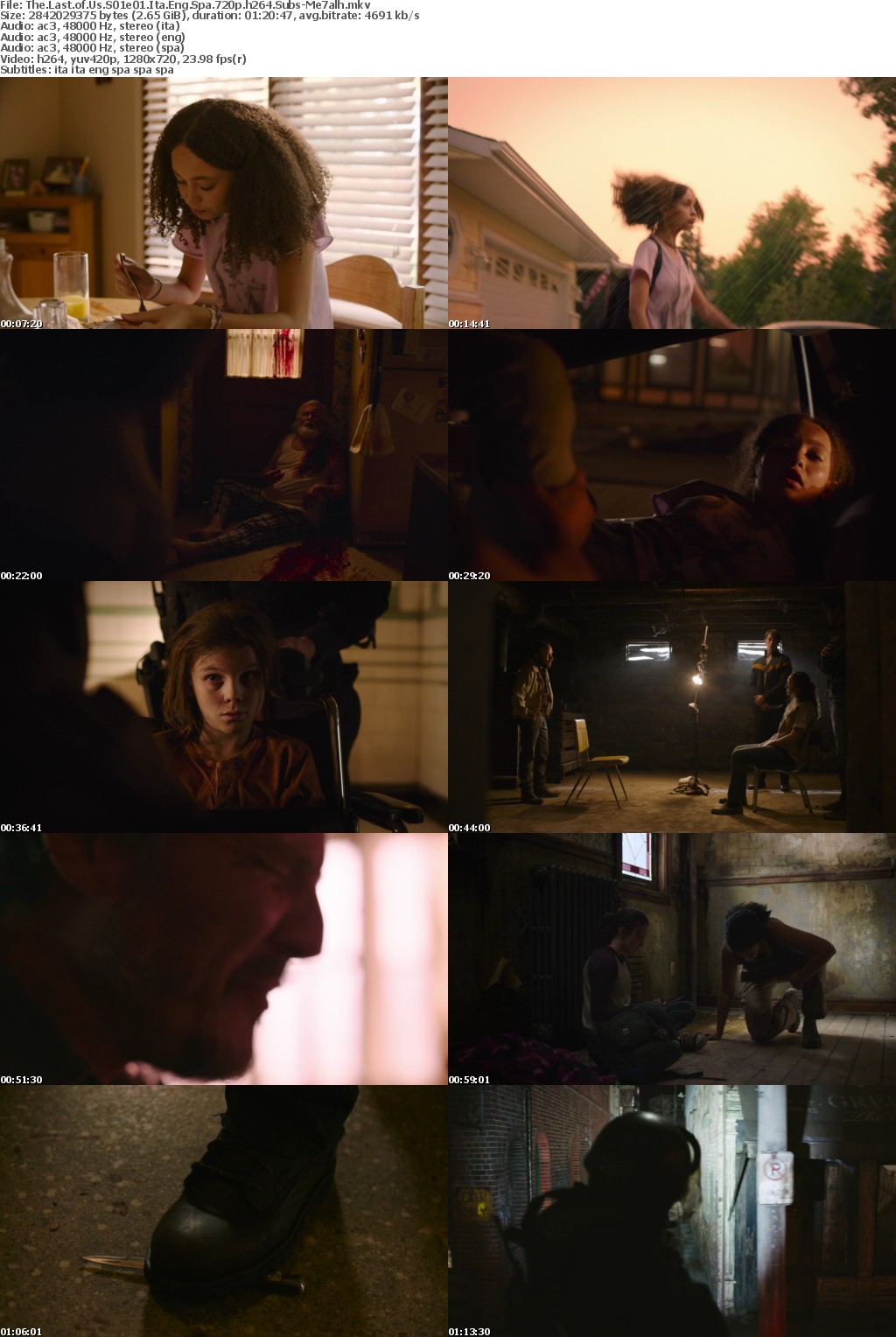 The Last of Us S01e01 720p Ita Eng Spa SubS MirCrewRelease byMe7alh