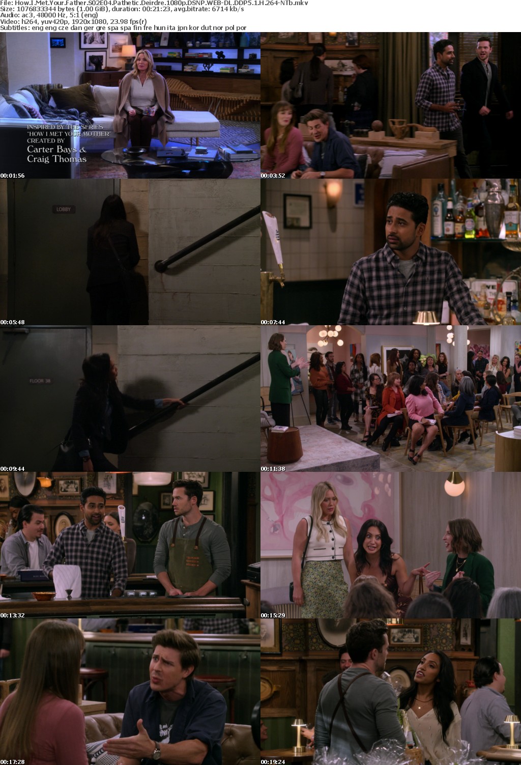 How I Met Your Father S02E04 Pathetic Deirdre 1080p DSNP WEBRip DDP5 1 x264-NTb