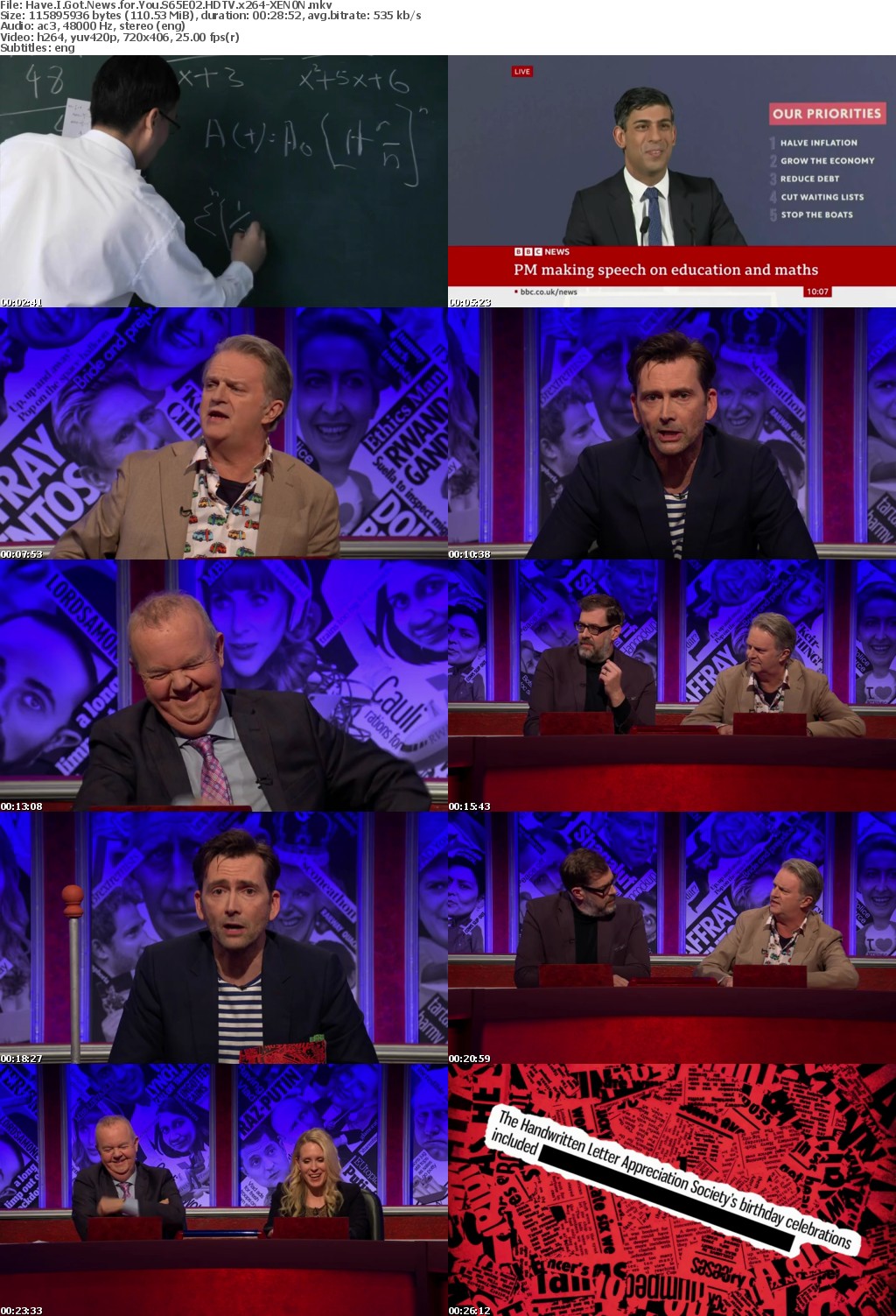 Have I Got News for You S65E02 HDTV x264-XEN0N