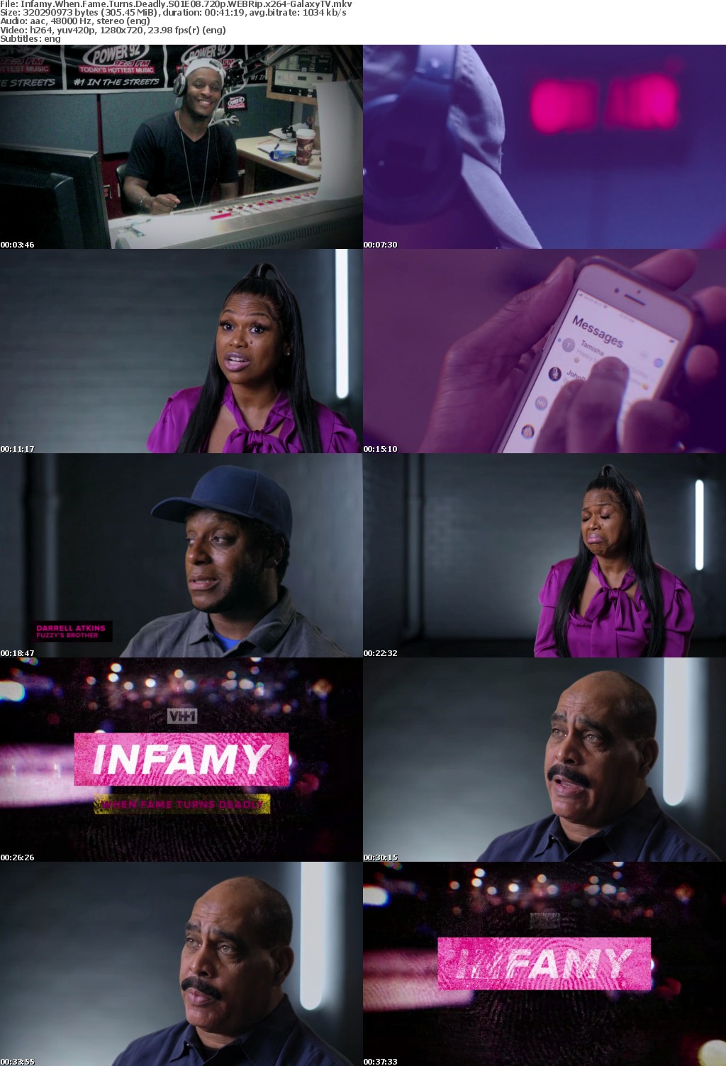 Infamy When Fame Turns Deadly S01 COMPLETE 720p WEBRip x264-GalaxyTV