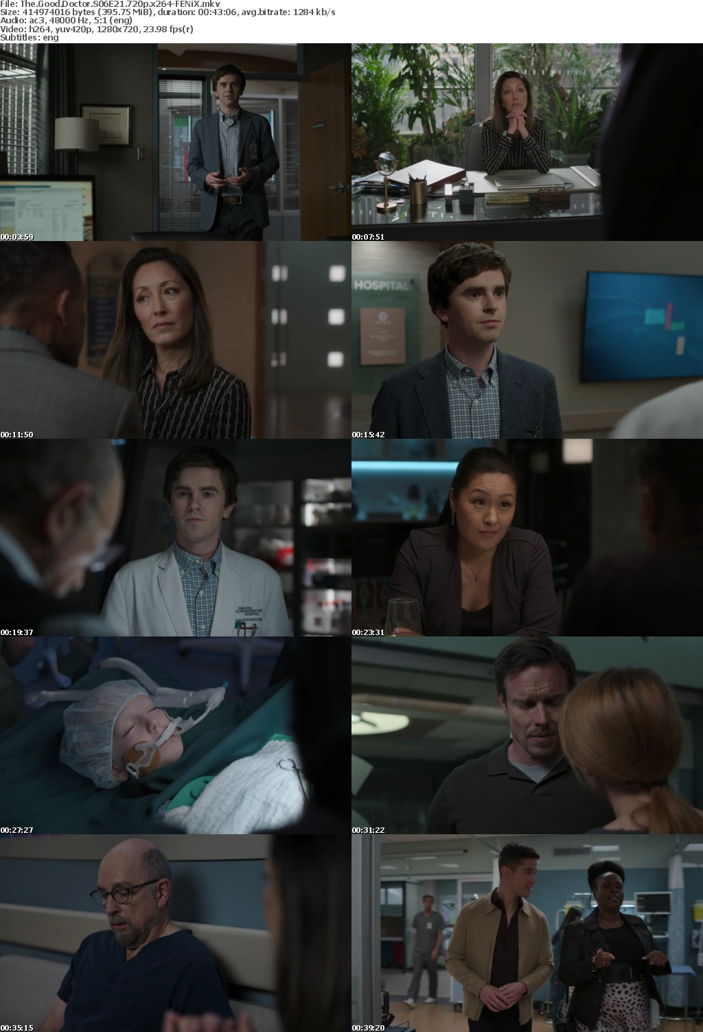 The Good Doctor S06E21 720p x264-FENiX