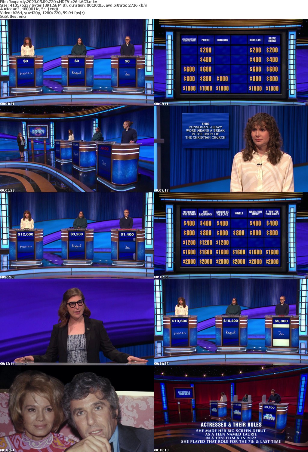Jeopardy 2023 05 09 720p HDTV x264 AC3 atgoat