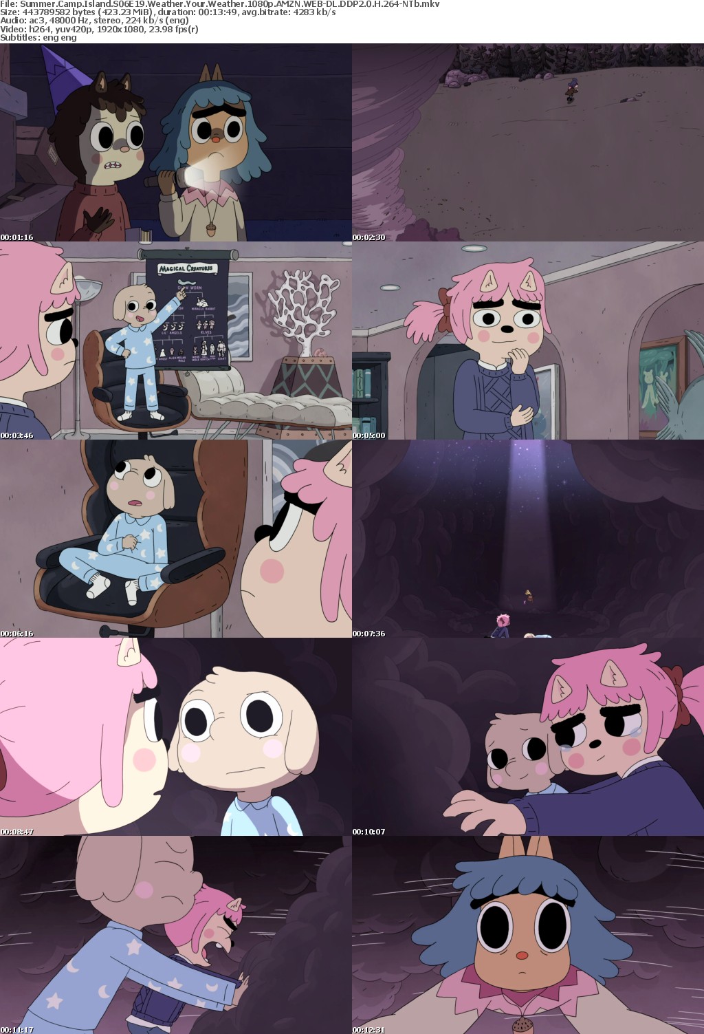 Summer Camp Island S06E19 Weather Your Weather 1080p AMZN WEB-DL DDP2 0 H 264-NTb