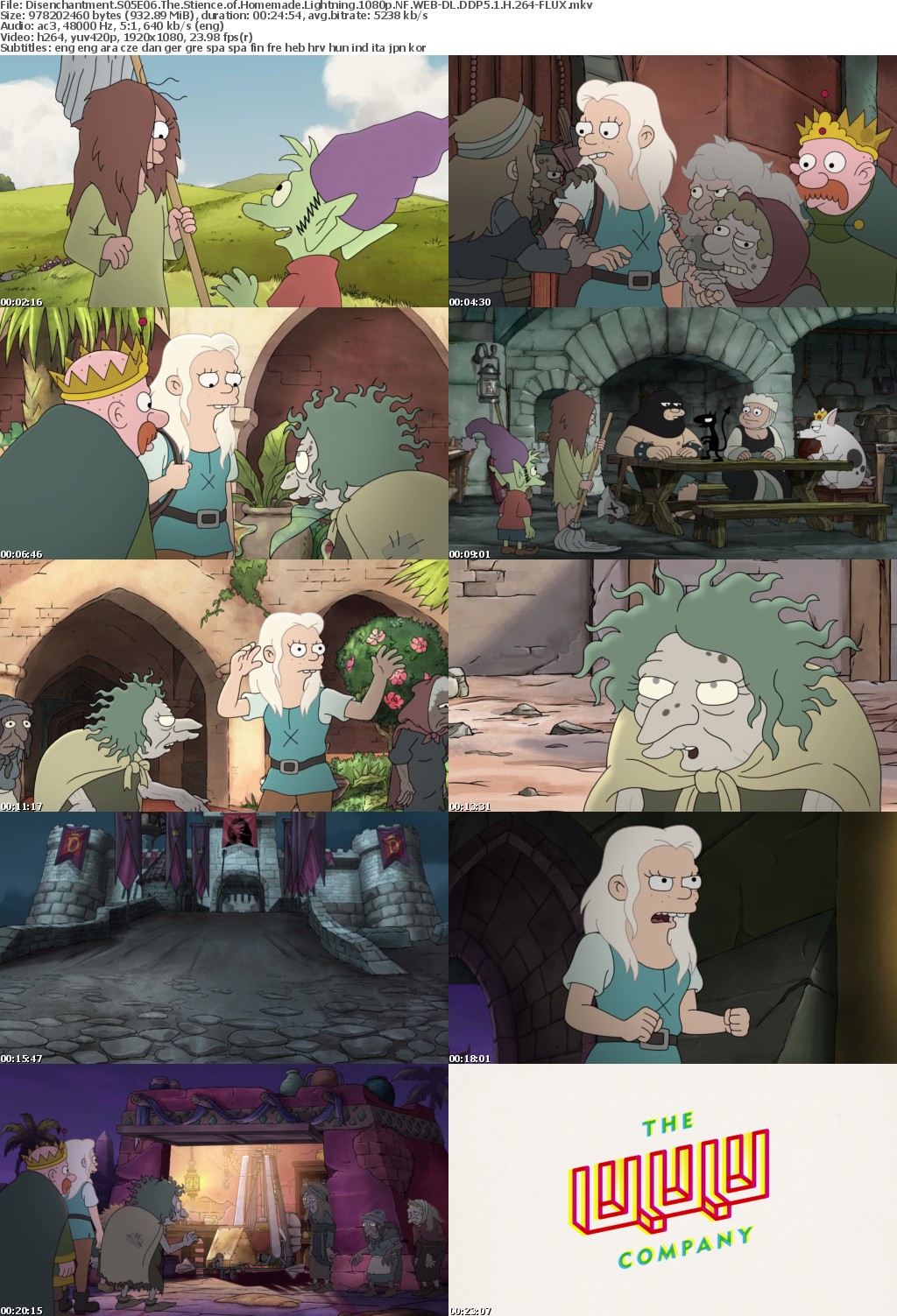 Disenchantment S05E06 The Stience of Homemade Lightning 1080p NF WEB-DL DDP5 1 H 264-FLUX