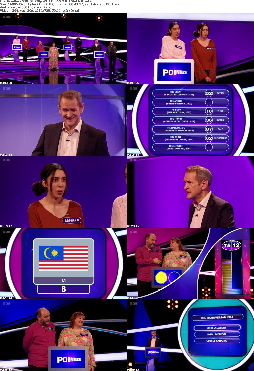 Pointless S30E03 720p WEB-DL AAC2 0 H 264-NTb