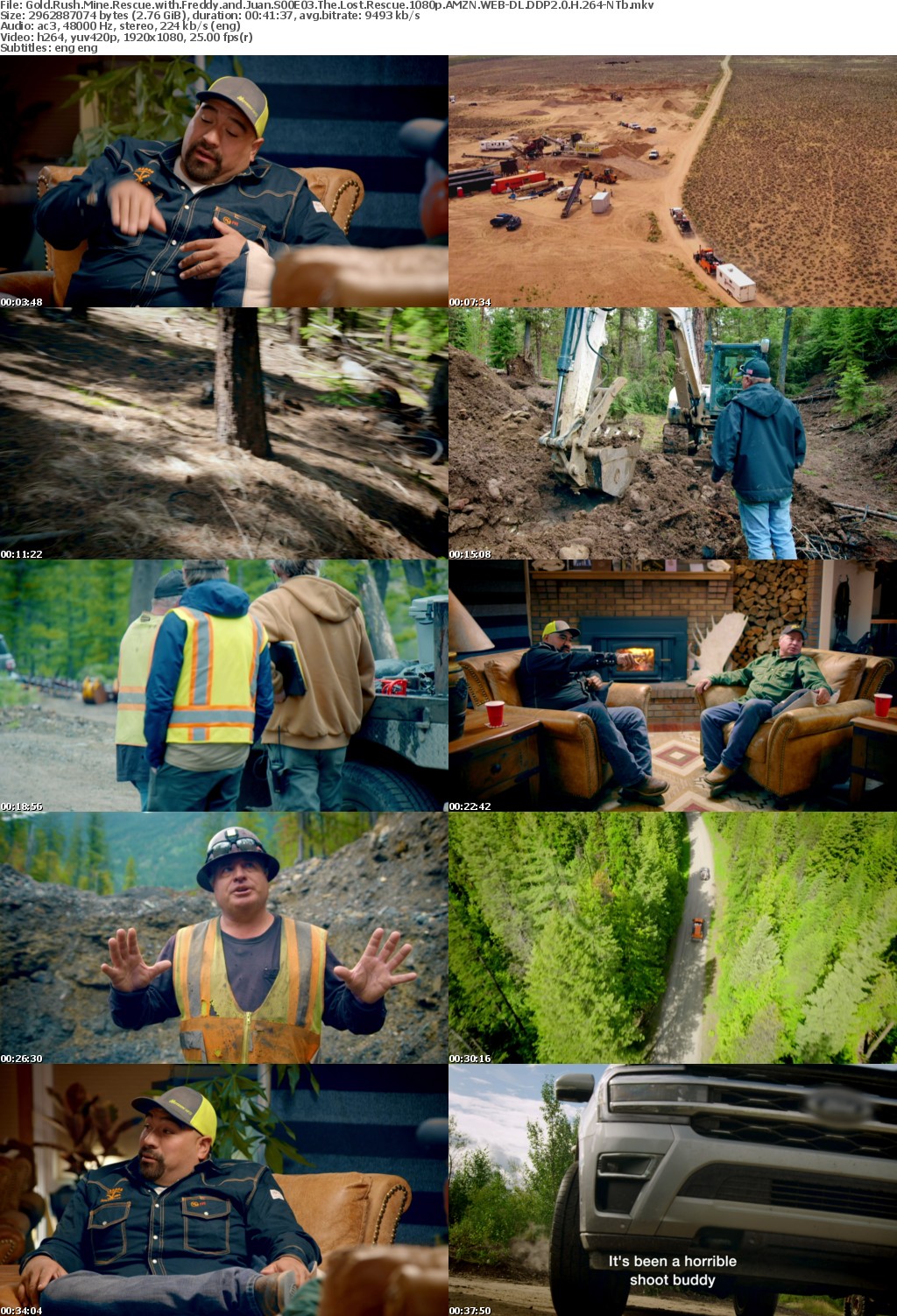 Gold Rush Mine Rescue with Freddy and Juan S00E03 The Lost Rescue 1080p AMZN WEB-DL DDP2 0 H 264-NTb