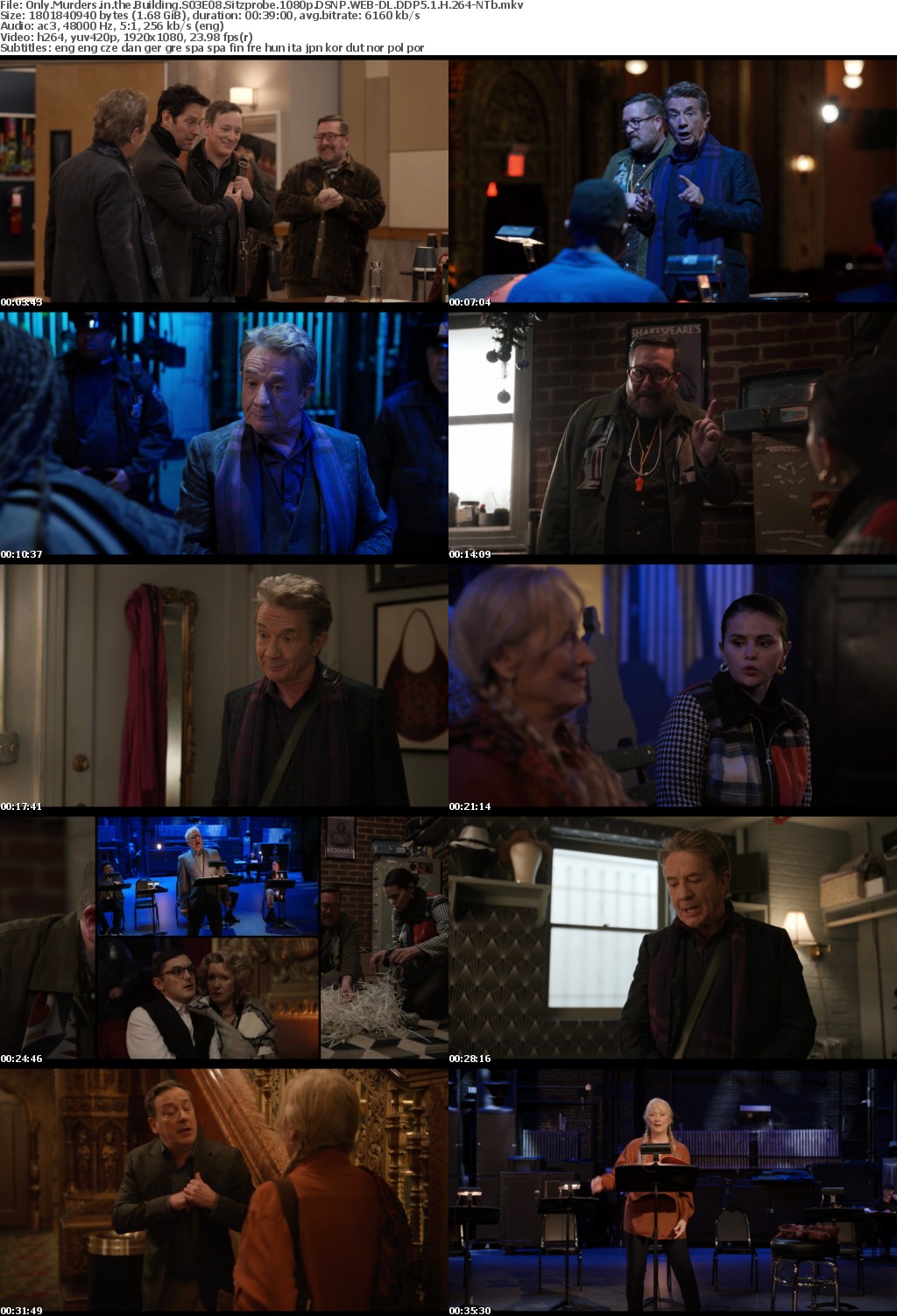 Only Murders in the Building S03E08 Sitzprobe 1080p DSNP WEB-DL DDP5 1 H 264-NTb