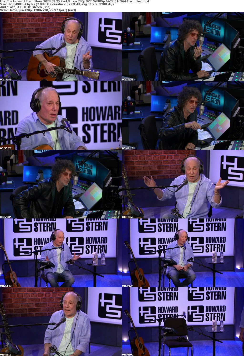Howard Stern Show 2023 09 20 Paul Simon 720p Dbaum2