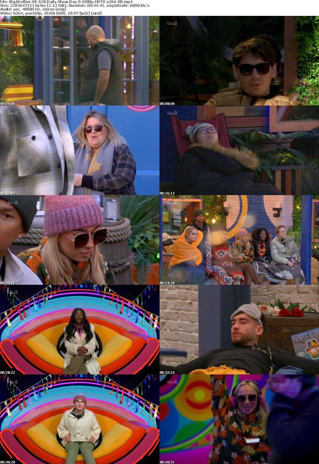 Big Brother UK S20 Daily Show Day 9 1080p HDTV x264-XB