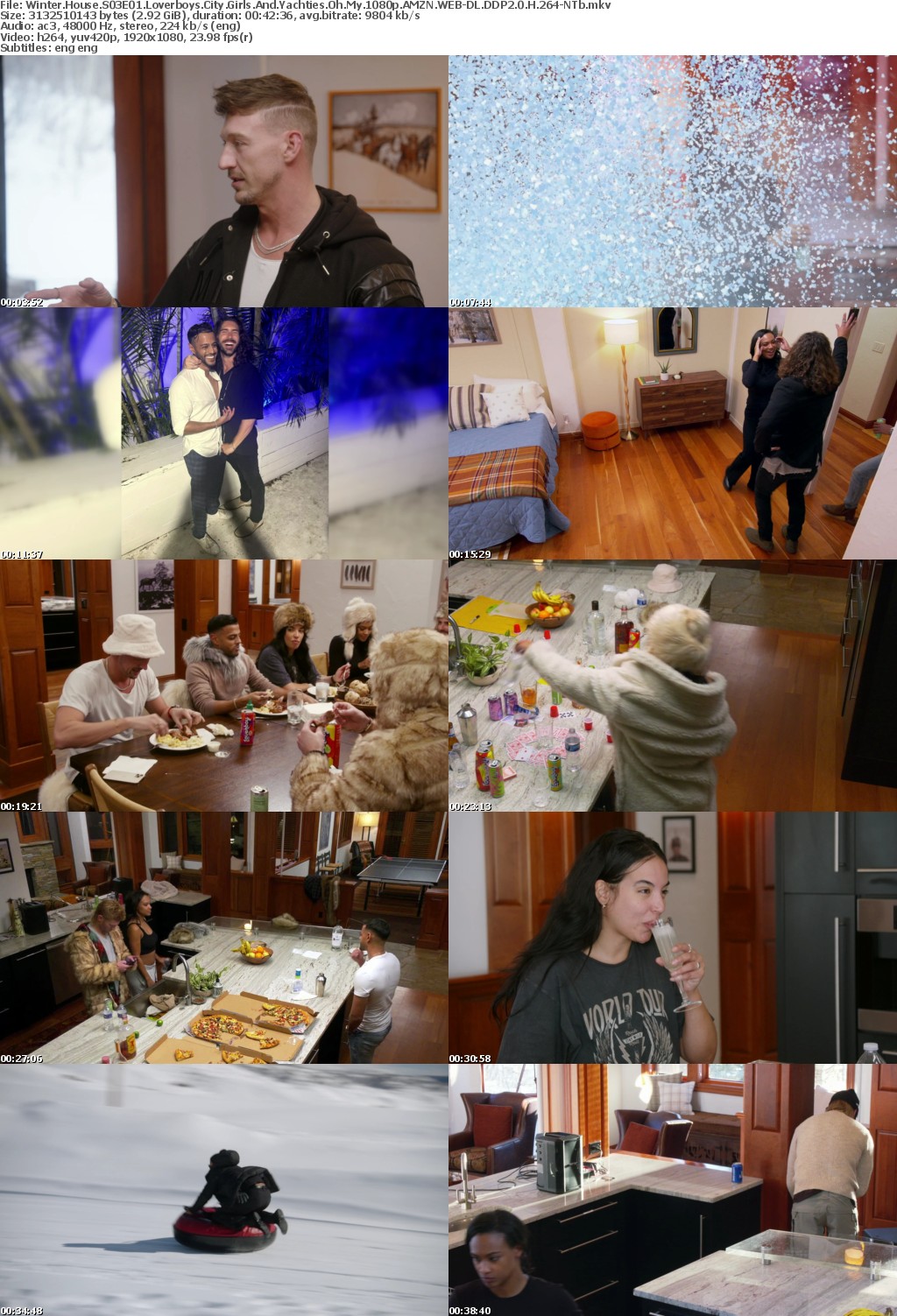 Winter House S03E01 Loverboys City Girls And Yachties Oh My 1080p AMZN WEB-DL DDP2 0 H 264-NTb