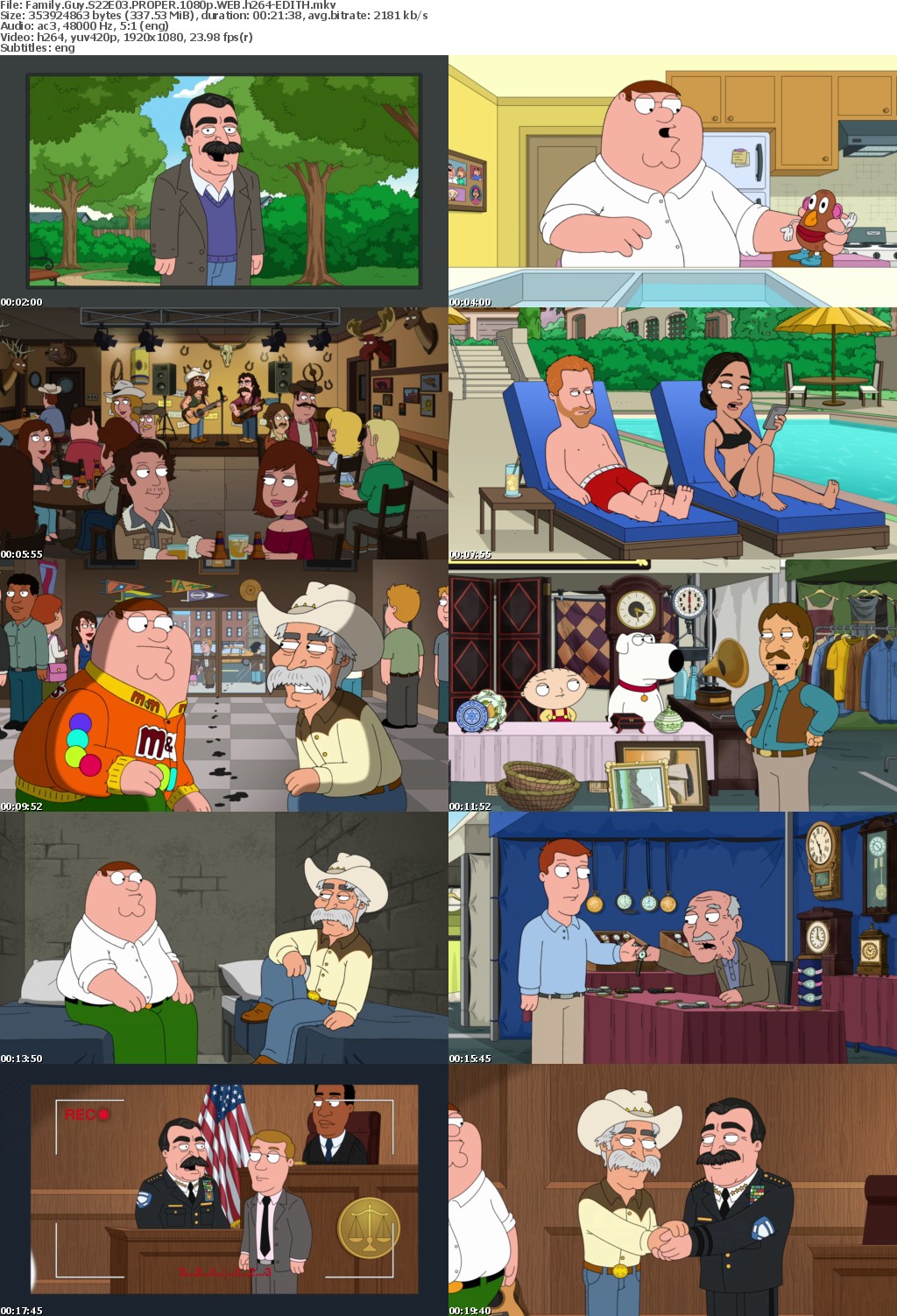 Family Guy S22E03 PROPER 1080p WEB h264-EDITH