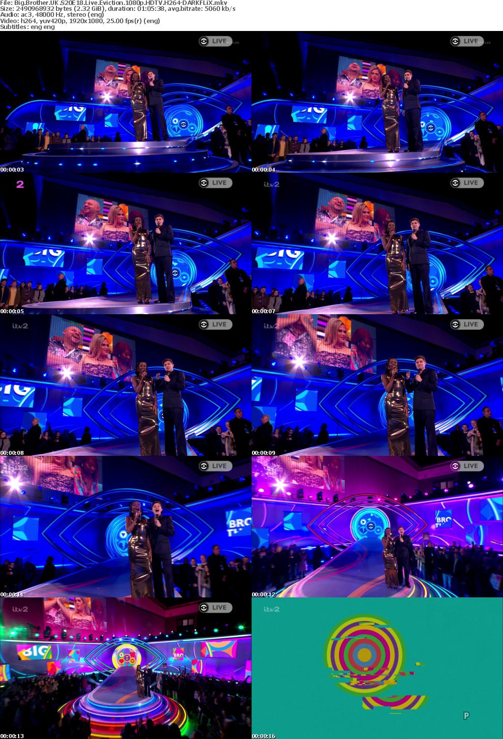 Big Brother UK S20E18 Live Eviction 1080p HDTV H264-DARKFLiX