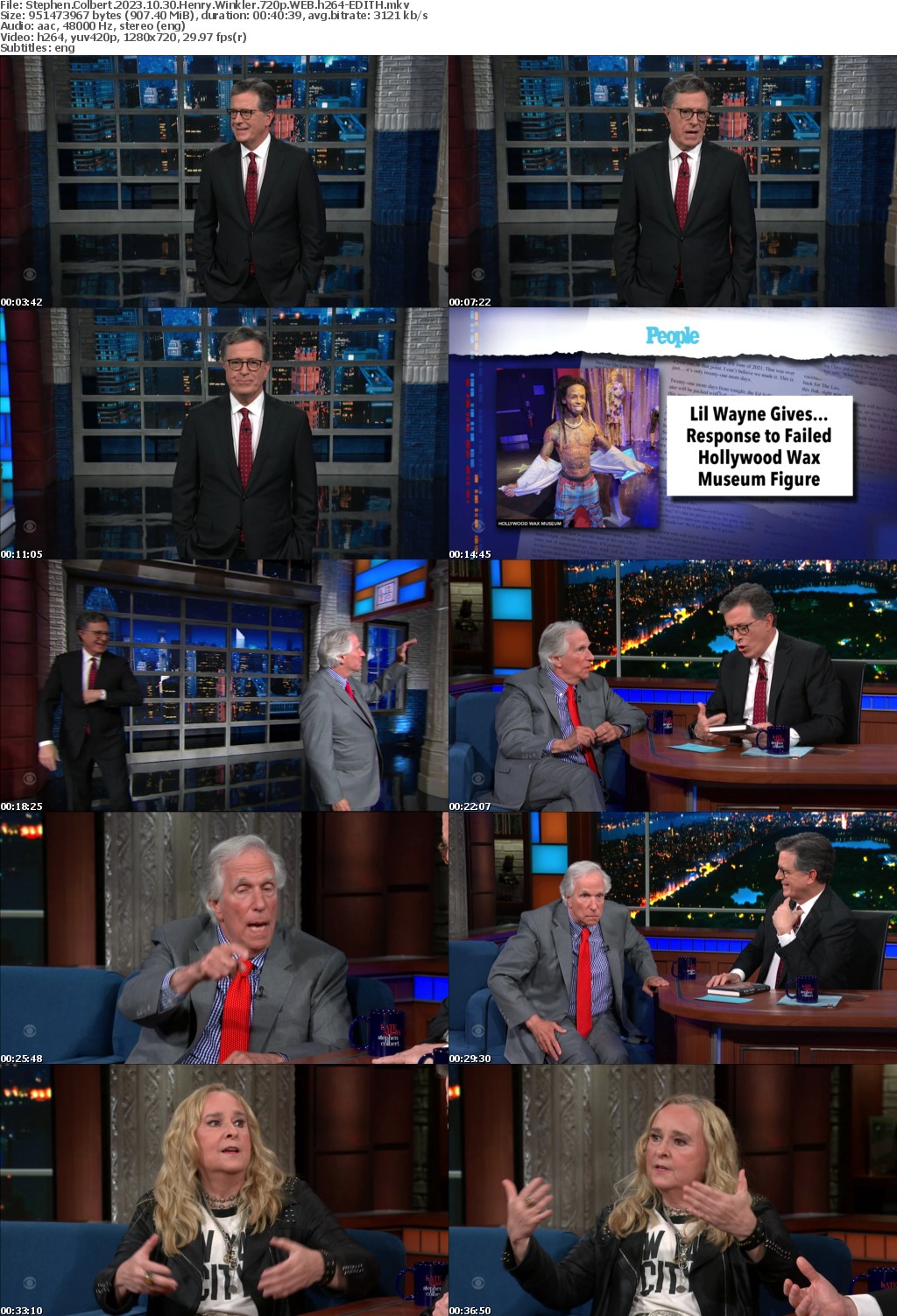 Stephen Colbert 2023 10 30 Henry Winkler 720p WEB h264-EDITH