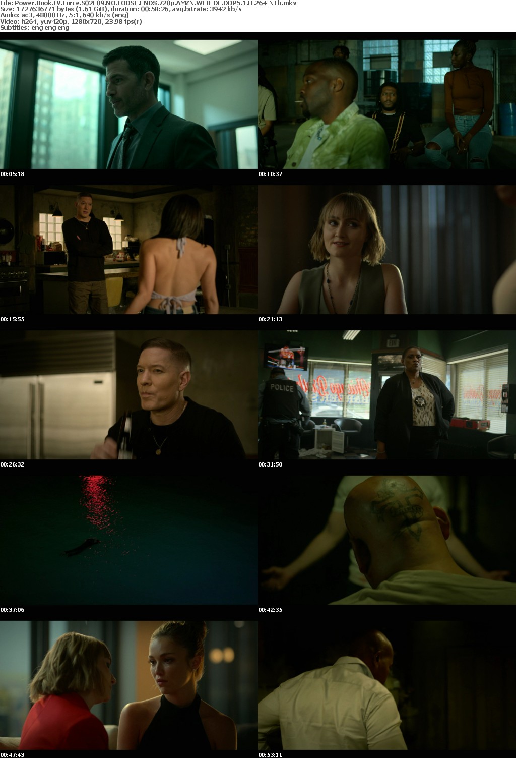 Power Book IV Force S02E09 NO LOOSE ENDS 720p AMZN WEB-DL DDP5 1 H 264-NTb