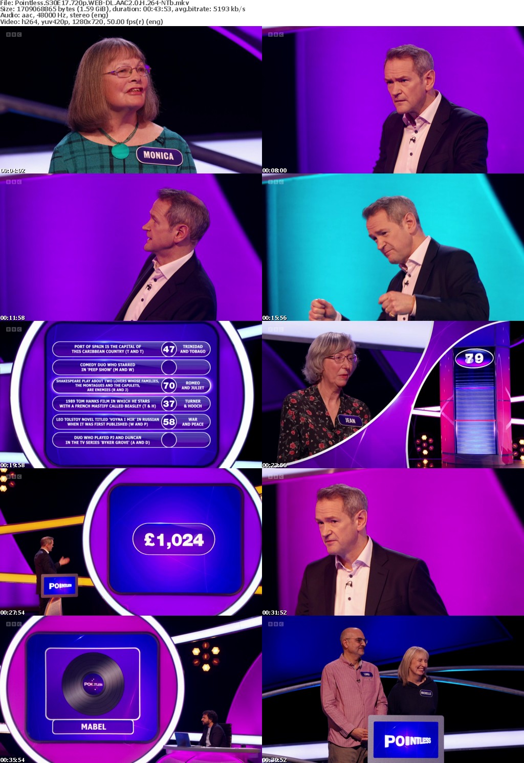 Pointless S30E17 720p WEB-DL AAC2 0 H 264-NTb