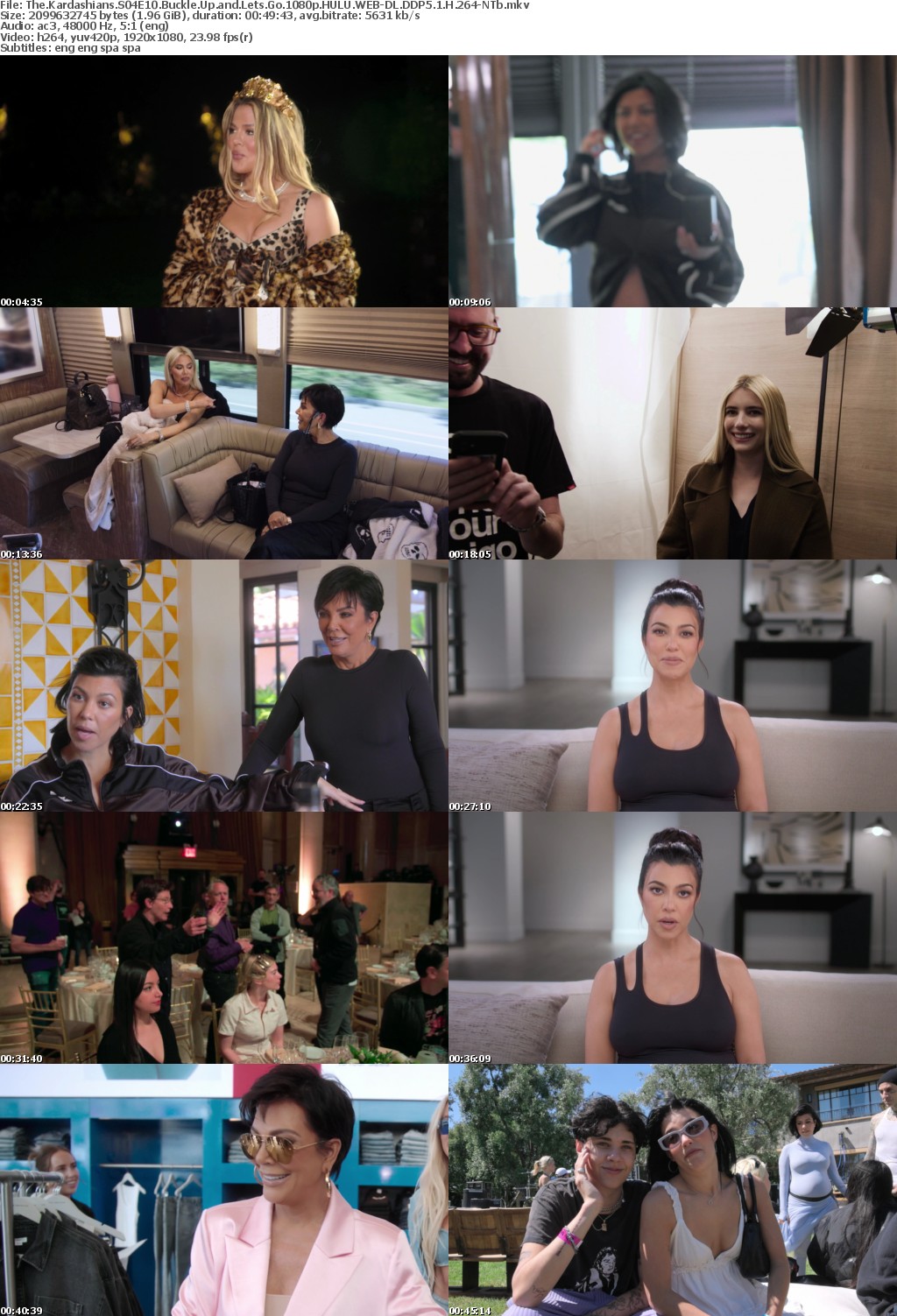 The Kardashians S04E10 Buckle Up and Lets Go 1080p HULU WEB-DL DDP5 1 H 264-NTb