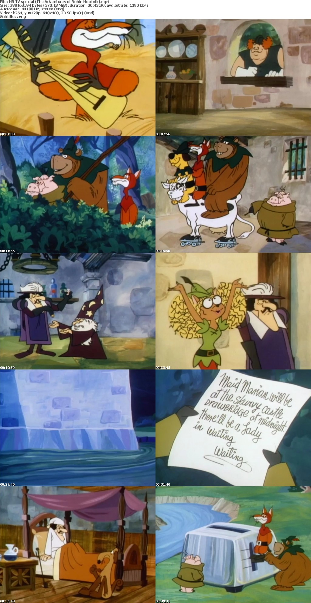 Hanna Barbera TV Specials (Cartoon collection in MP4 format) Lando18