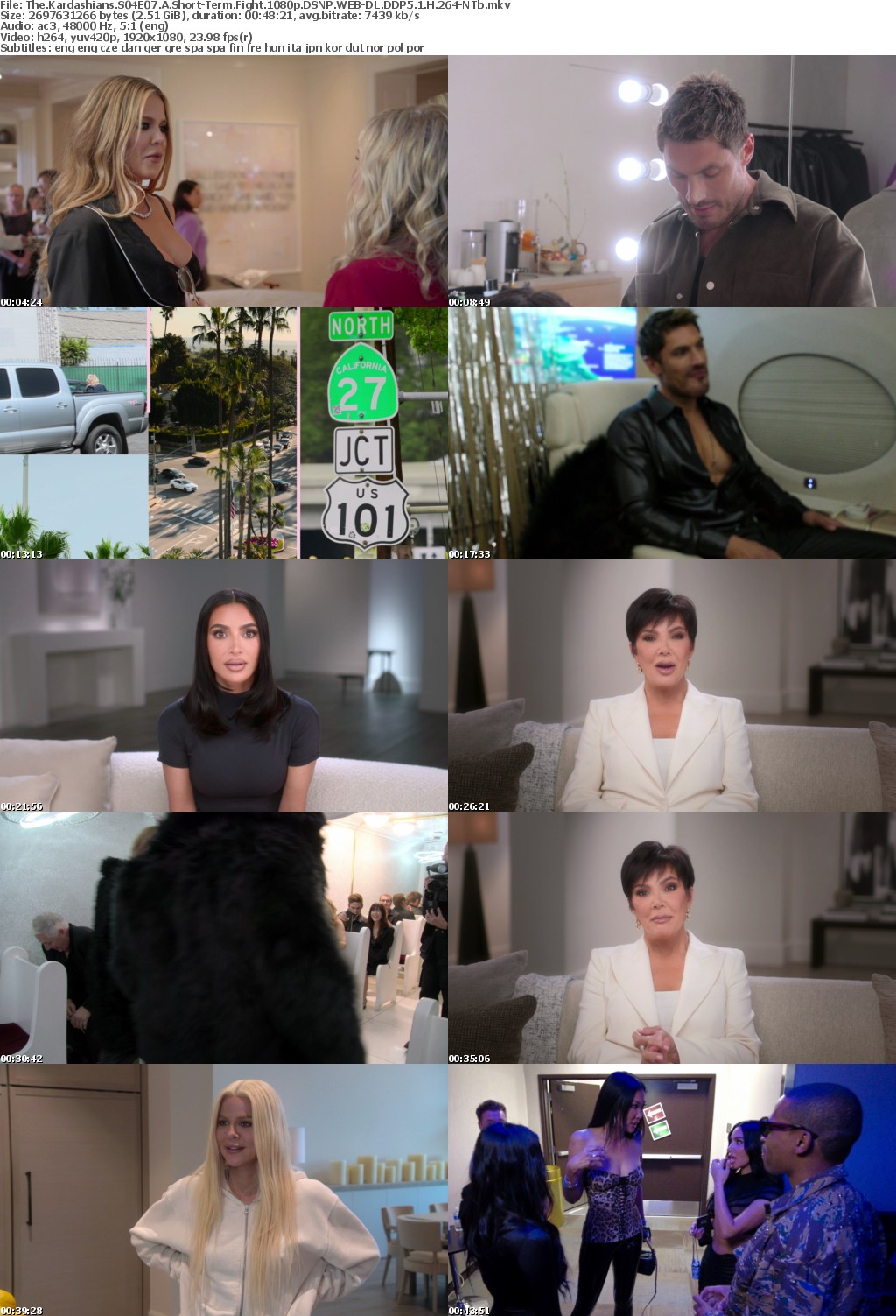 The Kardashians S04E07 A Short-Term Fight 1080p DSNP WEB-DL DDP5 1 H 264-NTb