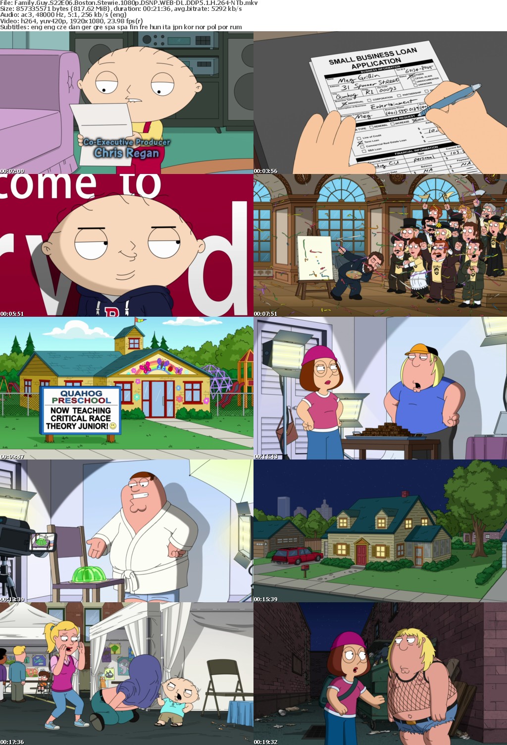 Family Guy S22E06 Boston Stewie 1080p DSNP WEB-DL DDP5 1 H 264-NTb