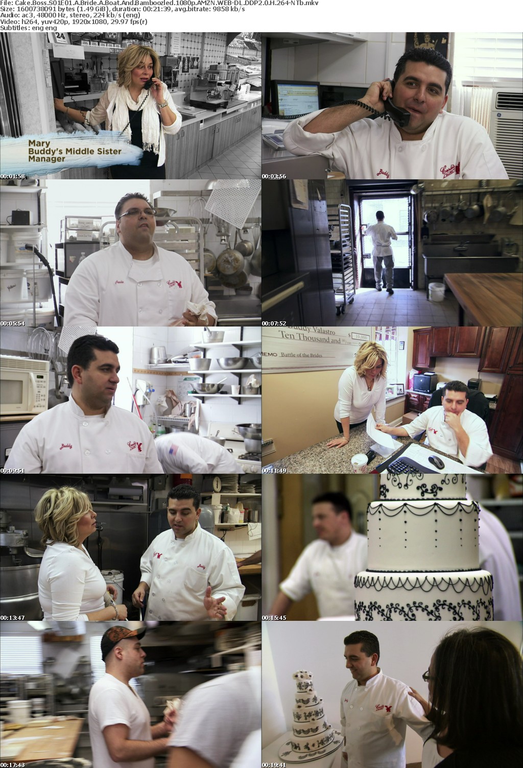 Cake Boss S01E01 A Bride A Boat And Bamboozled 1080p AMZN WEB-DL DDP2 0 H 264-NTb