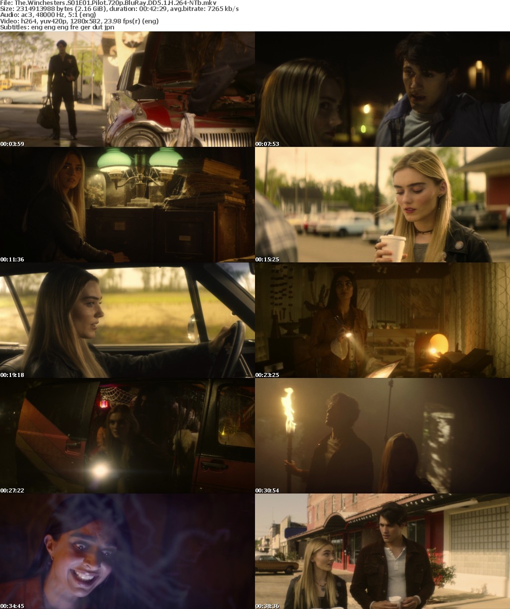 The Winchesters S01E01 Pilot 720p BluRay DD5 1 H 264-NTb