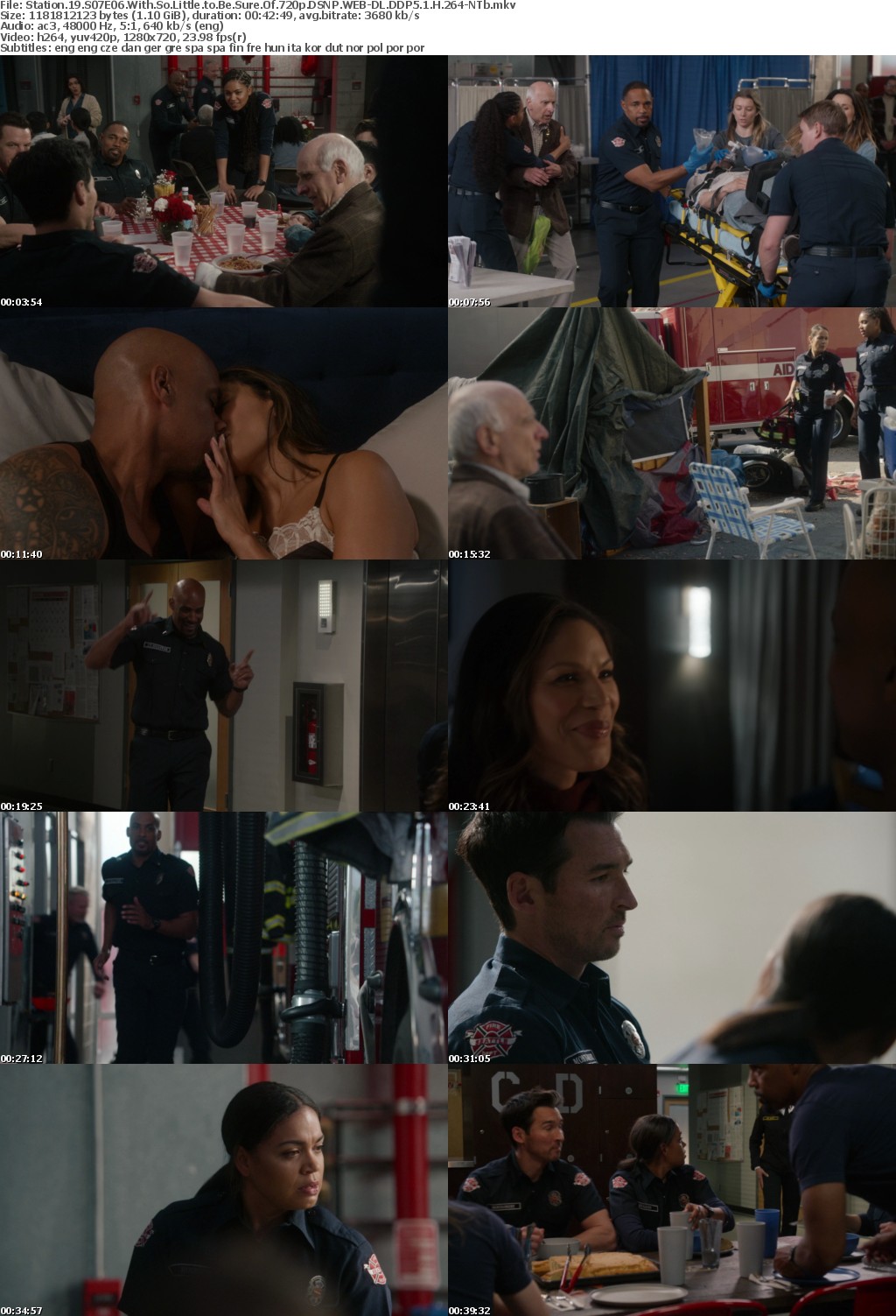 Station 19 S07E06 With So Little to Be Sure Of 720p DSNP WEB-DL DDP5 1 H 264-NTb
