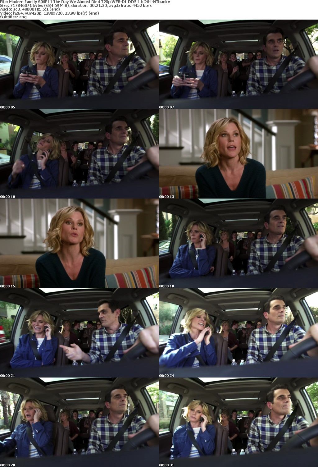 Modern Family S06E11 The Day We Almost Died 720p WEB-DL DD5 1 h 264-NTb
